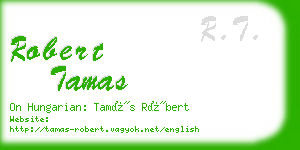 robert tamas business card